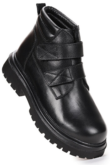 Kiko Kids Teze 100% Leather Velcro Boys' Boots Shoes