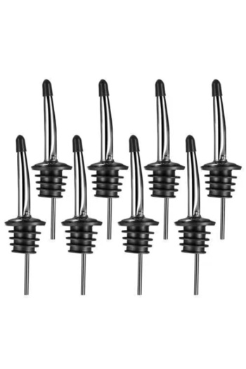 Choice 8pcs 4/8/16/24 Packs Liquor Bottle Pourers for Alcohol Stainless Steal Liquor Bottle Dispensers Spee