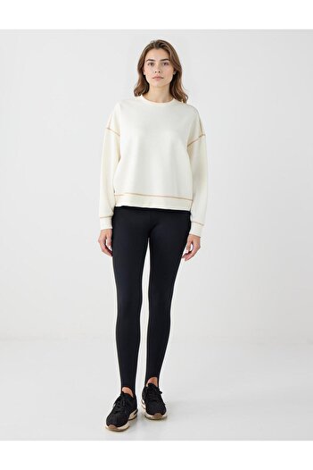 Jimmy Key Black Slim Fit Regular Waist Knitted Leggings