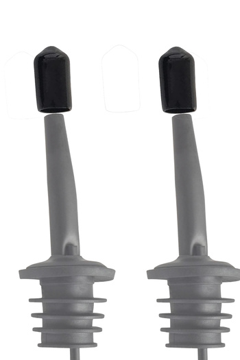 TheBRo 2 Pieces Bottle Stopper, Custom Made Silicone Bottle Pourer Dust Blocking Stopper