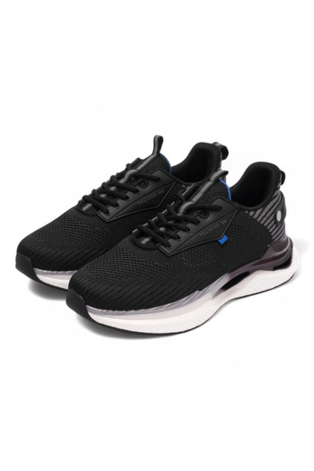 Tiglon Stride Black Men's Sports Shoes
