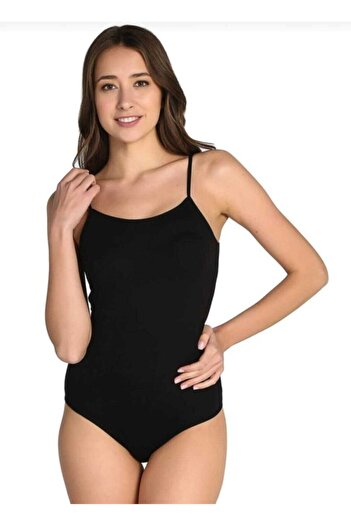 Tutku Women's 6-Piece Mixed Color Rope Strap Cotton Lycra Hooked Snap Fastener Bodysuit 0148