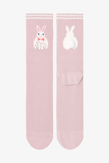 Penti 2 Pairs of Cotton Rabbit Patterned Socket Socks