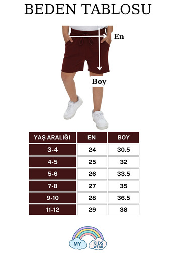 My Kids Wear Cepli Regular Şort & Bermuda