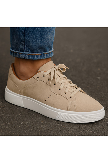 VELORA PARİS Sneaker Bej Kombin Ayakkabısı
