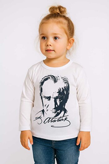 VRHediye Ataturk Printed October 29Th Republic Day Show T-Shirt Long Sleeve