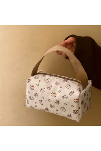 Miniso CAT Sanrio Hello Kitty Cute Cartoon Cat Makeup Toiletry Bag - Large Capacity Travel Organizer for Wo