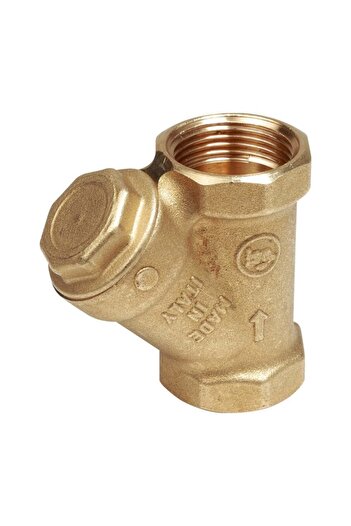 GIACOMINI Y-filter R74AY108, internal thread G 2", brass, inspectable, 30 bar, 500 microns, HVAC