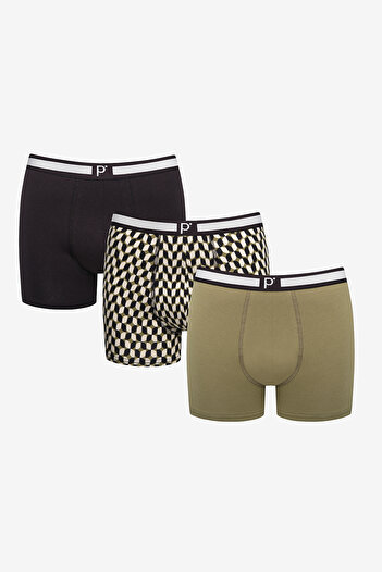 Penti Basic Detailed 3-Piece Multicolor Boxers