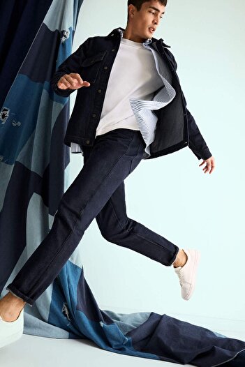 DeFacto Relax Tapered Fit Dar Paça Jean Pantolon G1195AX25AU