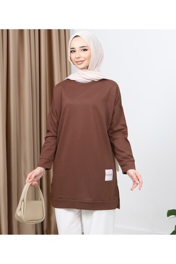 FABİMOD Crew Neck Seasonal Summer Tunic - Γυναικεία
