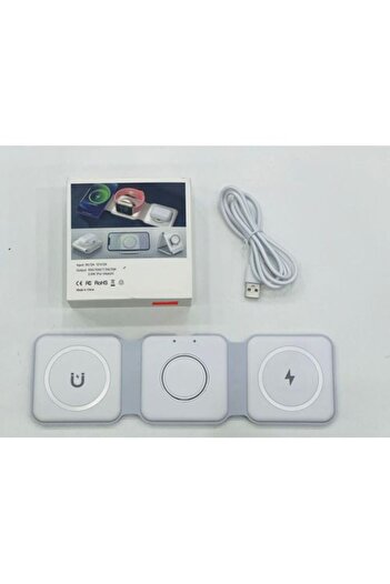 Generic 3-in-1 Foldable Magnetic Wireless Charger