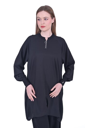 Invee A-Line Tunic Black