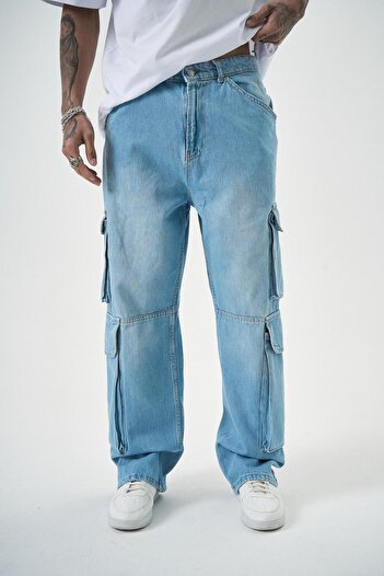 Respire Washed Cargo Baggy Παντελόνι