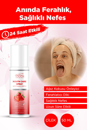 LAST TOUCH Nefes Tazeleyici, Ağız Kokusu Önleyici Sprey 50 ML ( Çilek )