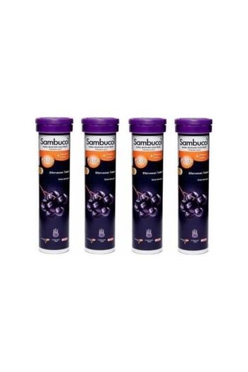 Sambucol Plus Effervescent 15 Tablets - 4 Pieces