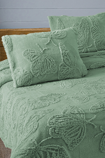 My Catherine Butterfly Patterned Double Soft Wellsoft Blanket / Bedspread 230X250Cm