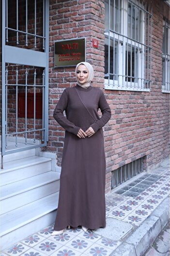 NİSUM MODA Two Yarn Knitwear Dress