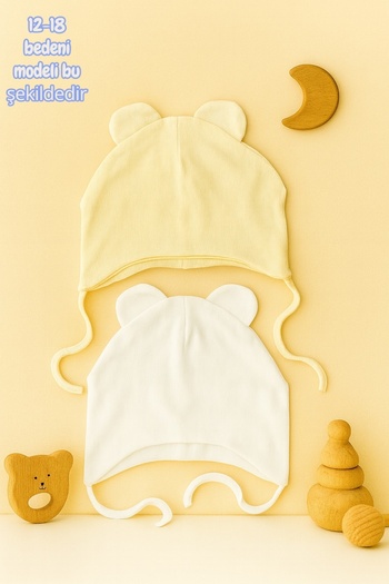 greenmoss 100% cotton twin baby beanie