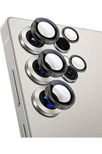 Glassology Samsung Galaxy S25 Ultra Camera Lens Guard – Shatterproof - Black