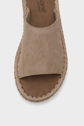 Capone Outfitters Dámské pantofle Bunny s jedním pruhem Espadrille