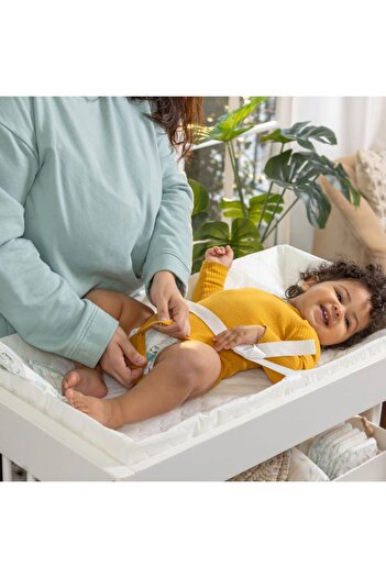Ingenuity Summer by - 4-Sided Changing Pad with Belt & Strap, Ages 0–24 Months
