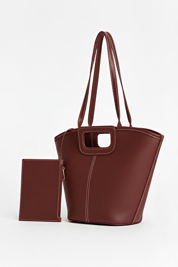 BAHELS Women's Cherry Clara Charmlı Hand and Shoulder Bag