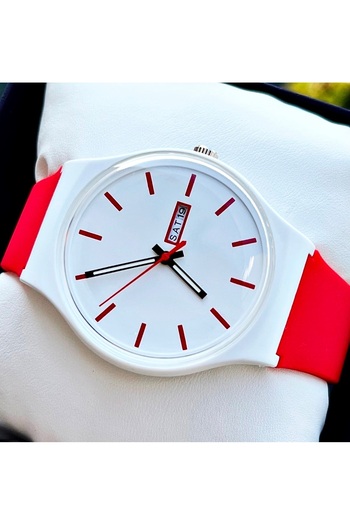 Weluxa Phosphorescent Scorpion Yelkovan Unisex Wristwatch with Silicone Band Calendar