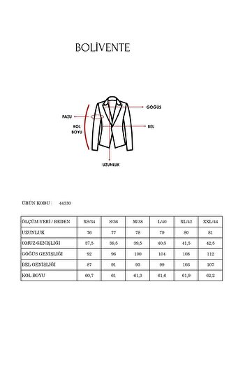 Bolivente Κίτρινο Oversize υφαντό μπουφάν Blazer