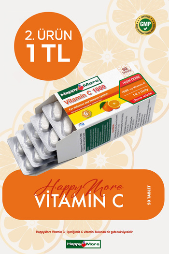 HappyMore Vitamin C içeren Takviye Edici Gıda