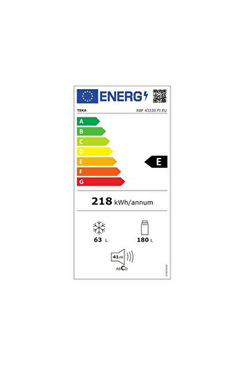 Teka Rbf 43330 Fı Eu 242 Lt. No Frost Ankastre Buzdolabı