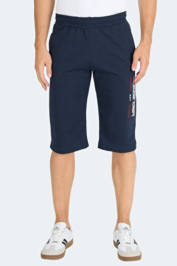 Slazenger NEBO I Чоловічі шорти з кишенями, темно-сині