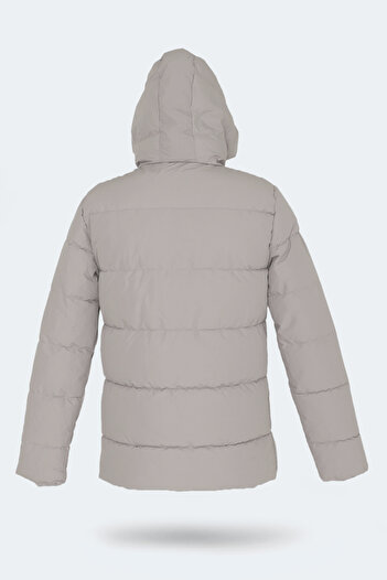 Slazenger GAFAR Büyük Beden Erkek Bej Mont & Kaban