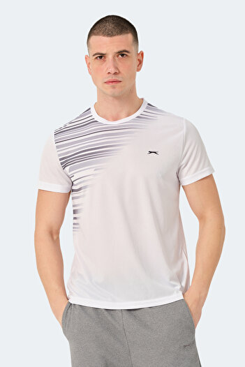 Slazenger Ανδρικό λευκό μπλουζάκι RAVEN