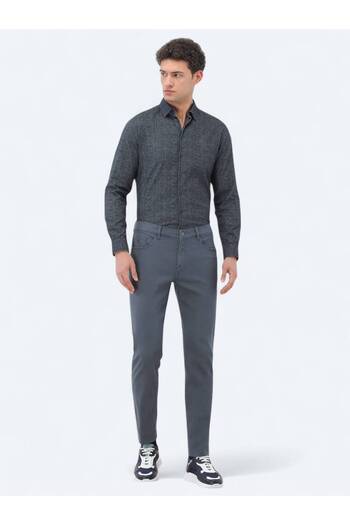 Kip Παντελόνι Indigo Slim Fit Denim Cotton Blended