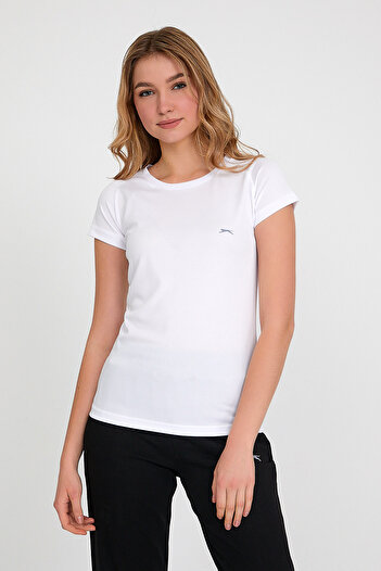 Slazenger Relax Γυναικείο T-shirt Λευκό