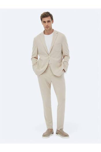 Kip Πλεκτό κοστούμι Modern Fit Mink