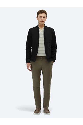 Kip Black Regular Fit Sports Jacket