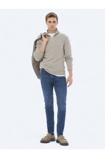 Kip Mink Patterned Knitwear Sweater