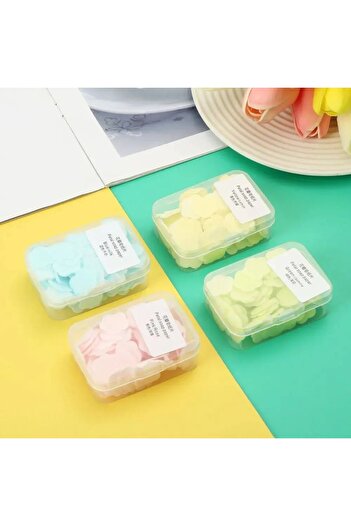 safestore 2 Packs Perfumed Melting Mini Paper Soap Student Children School Disinfectant Hand Soap Camping Picnic