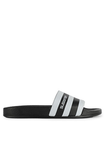 Slazenger Fabri Women's Black / White Slippers