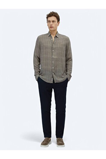 Kip Mink Printed Regular Fit Woven Casual Shirt