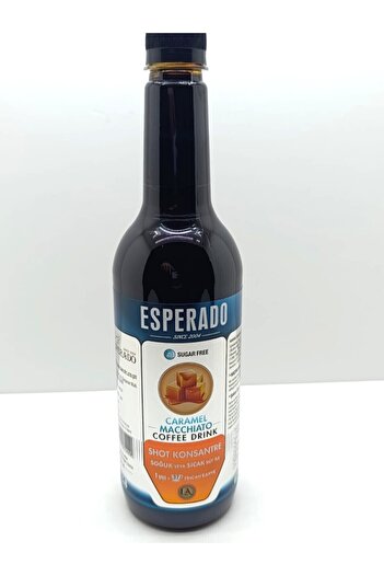 ESPERADO ÇABUK KAHVE Karamel Aromalı Hazır Soğuk/SICAK Kahve Mix 750 ml