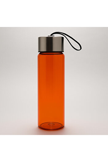 Blissra Borosilicate Glass Flask 450 ml – Metal Lid & Rope, Leak-Proof, Healthy Water Bottle