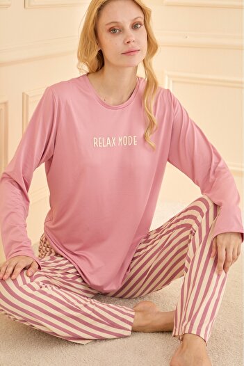 Mihra Women's Pajama Set Long Sleeve Seasonal