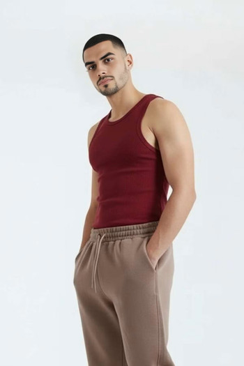 OXVİN Fleece Elastic Sweatpants - Μαλακό πουφ με 3 κλωστές (αρχική εφαρμογή)