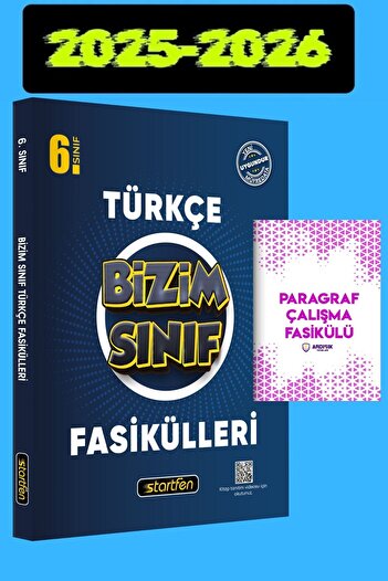Startfen 6. Sınıf Türkçe Bizim Sınıf Etkinlikli Soru Bankası