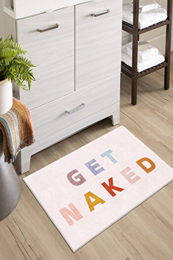 Homefesto Decorative Special Design Washable, Thin, Non-Slip Base, Modern Bathroom Mat