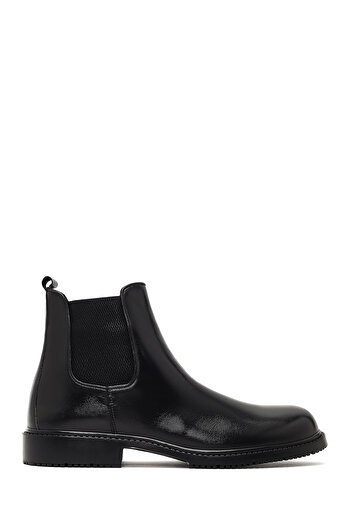 Derimod Men's Black Leather Chelsea Boots 25Wfd602018