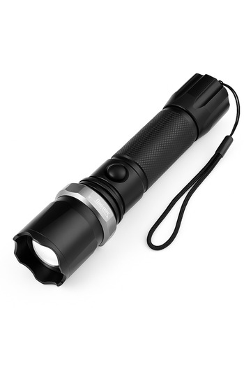 SPEEDSTORE 3.7W metal LED headlamp, battery included, zoom